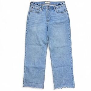 Abercrombie & Fitch Jeans The Baggy Low Rise Womens 29/8 Straight Leg Denim